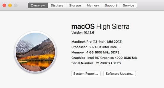 Apple MacBook Pro 2012