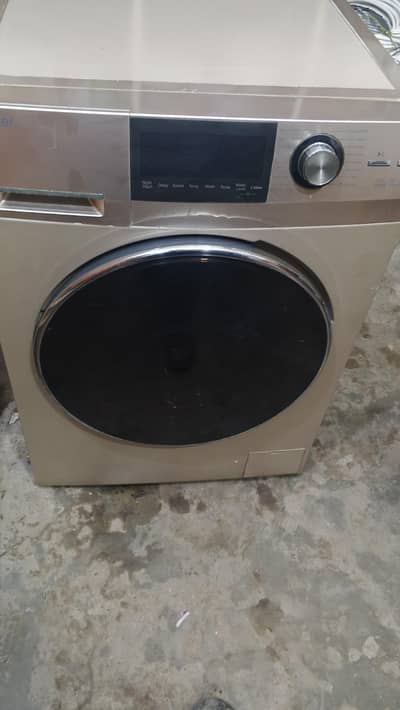 Haier front load washing machine new condition