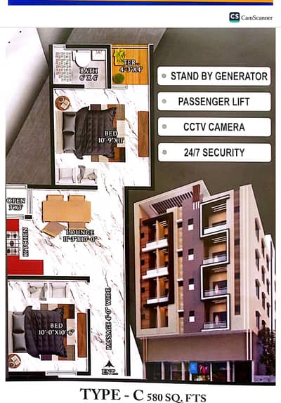 Apartment on 3 years installments