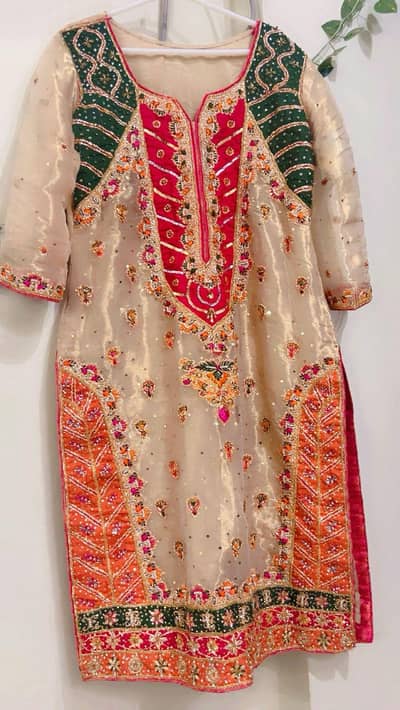 Luxury Embroidered Dress ( I used for mehndi )