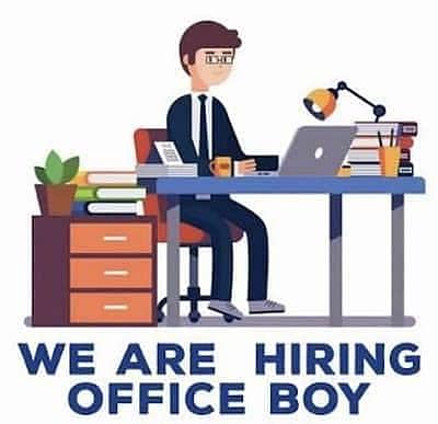 office boy/cleaner /office job