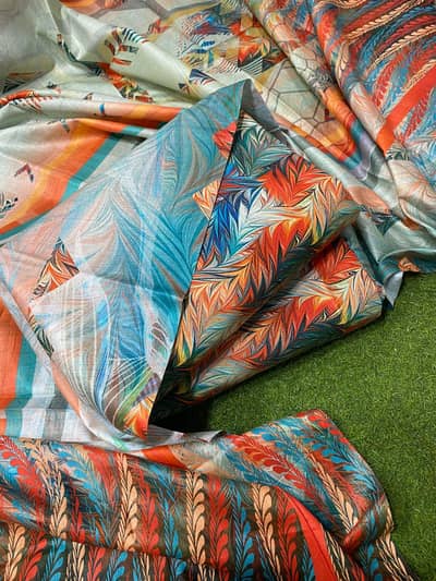 Original Lawn suits By Al karam All over suit