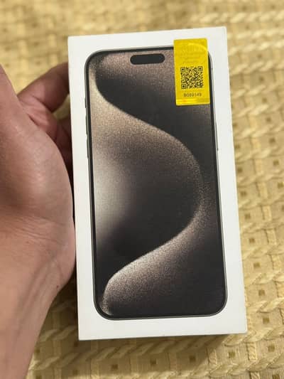 15 Pro Max Pta approved dual sim 256 GB