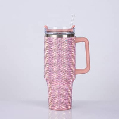 Imported 1200 ML Fancy Bling Stainless Steel Tumbler- Hot and Cold