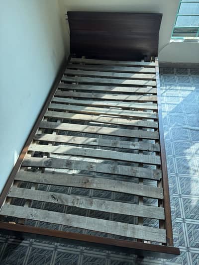 Brand new single wooden bed