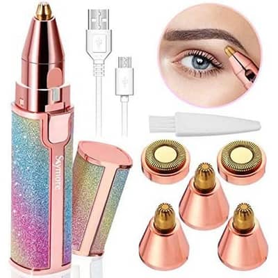 2 in 1 Eyebrows And Upper Lips Hair Remover Rechargeable COD Available