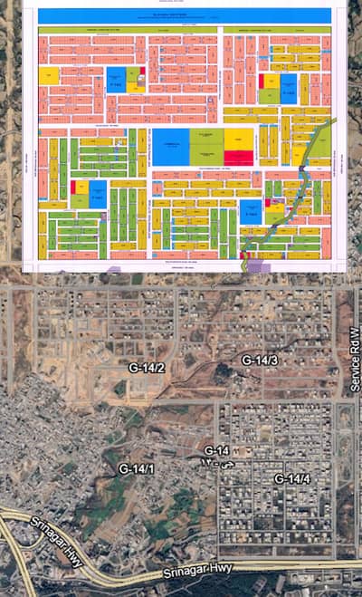 14 Marla (40x80) Prime Location Clear Land Plot For Sale In Sector F-14