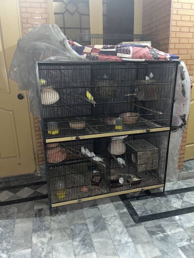 Iron cage for sale special khud banwaya ha 4 months use ha only