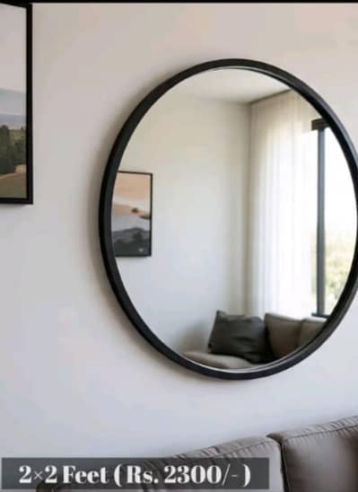 2×2 round mirror
