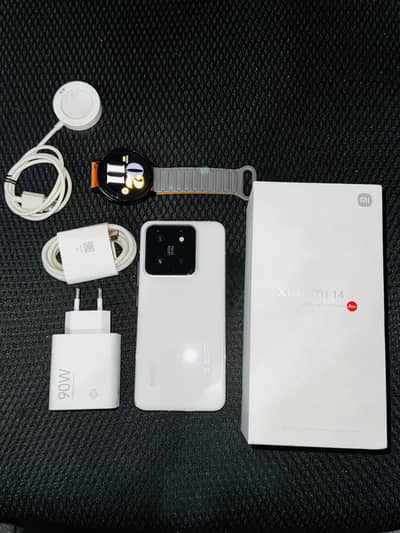 Xiaomi 14 xiaomi watch 2 10/10 with all orignal accessories