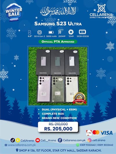 WINTER SALE SAMSUNG GALAXY S23 S22 S21 ULTRA APPROVED - CELLARENA