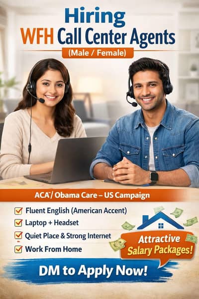 WORK FROM HOME JOB – CALL CENTER