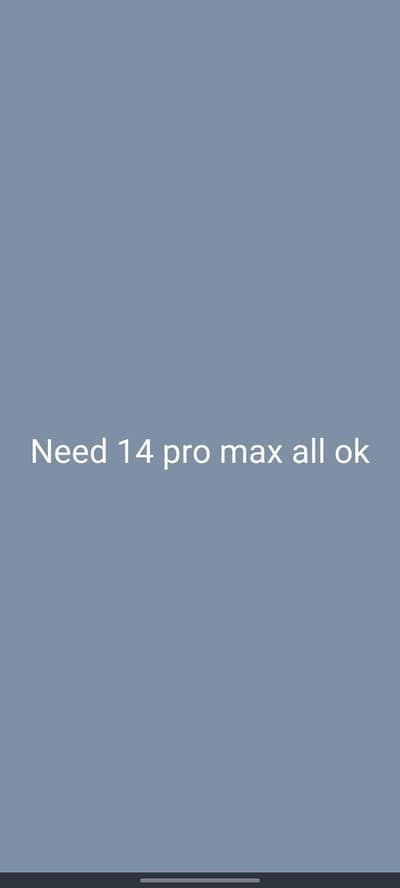 need iphone 14 pro max