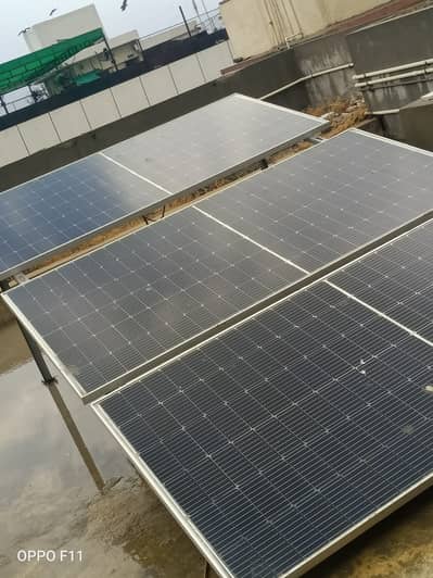 Complete Solar System Jinko Solar Bi-Facial Panels Perfect Working