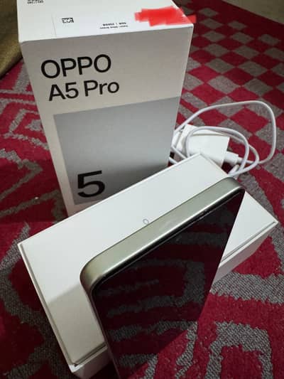 Urgent Sale - Oppo A5 Pro Olive Green – With Warranty