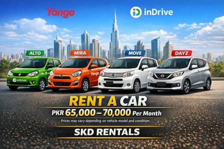 Cars Required for Yango & inDrive | Alto, Mira, Move, Nissan Dayz