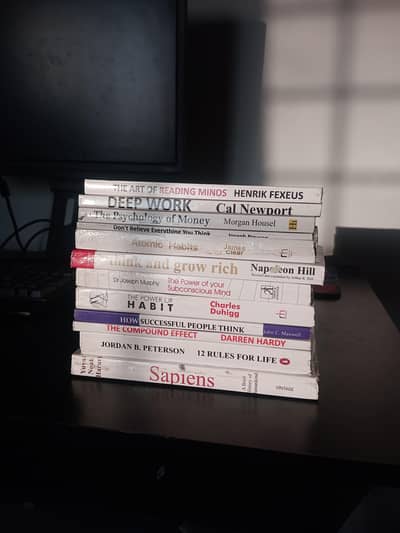 12 business/psychology books for sale.