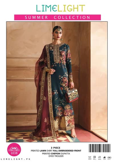 lawn three piece unstitched