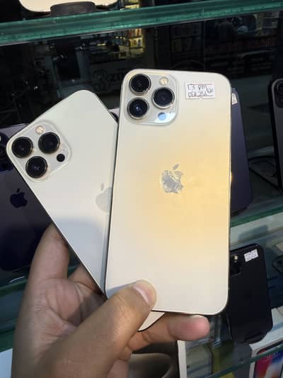 iphone 13pro max gold 256gb pta
