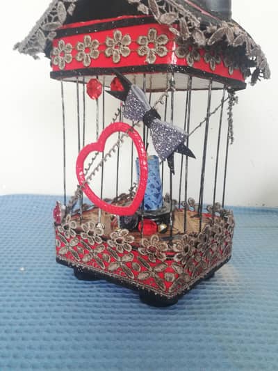 house shape candle lamp