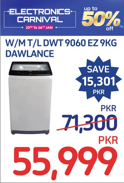 DAWLANCE automatic washing machine