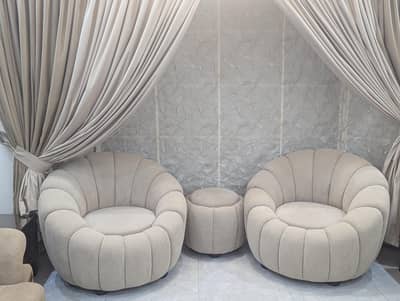 Pietra Sofa Chairs (+ puffy)