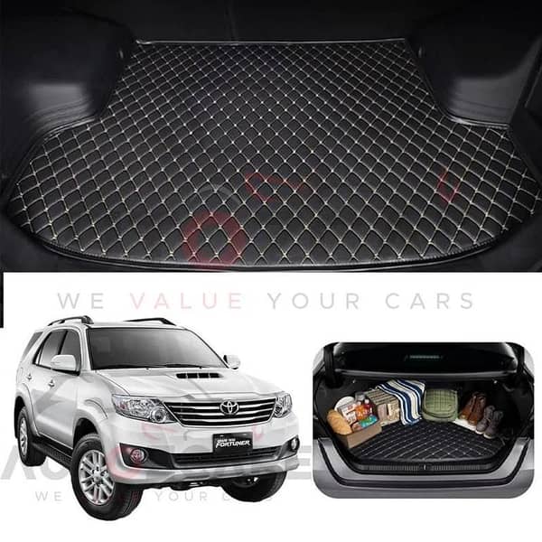 Toyota Fortuner 7D Custom Car Trunk Mat - Model 2013-2016