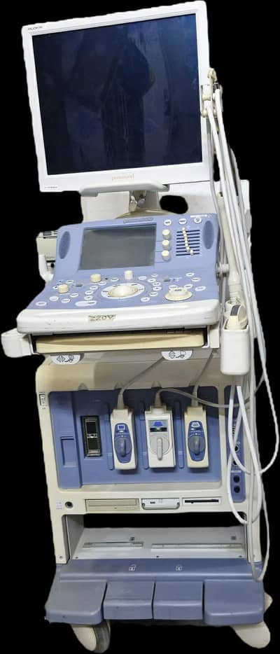 Aloka Prosound Alpha 10 Colour Doppler with printer.