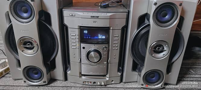 Sony MHC GN88D Hi Fi system powerful sound and Bass total original