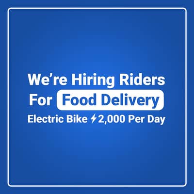Riders For Food Delivery Required