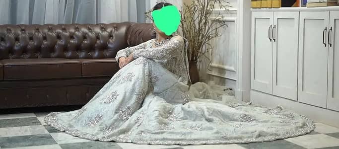 Luxury Bridal Maxi log tail | Bridal Dress | Wedding Dress|Walima max