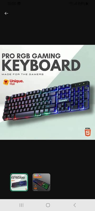 original rgb keyboard new
