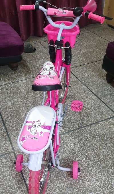 Pink Cycle for girls 3 to 9 years