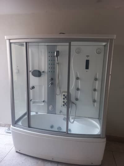 Luxury Jacuzzi + Steam Shower Cabin / Shower Box with Jets