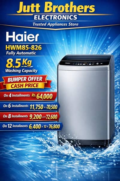 Haier Automatic Machine 8.5Kg