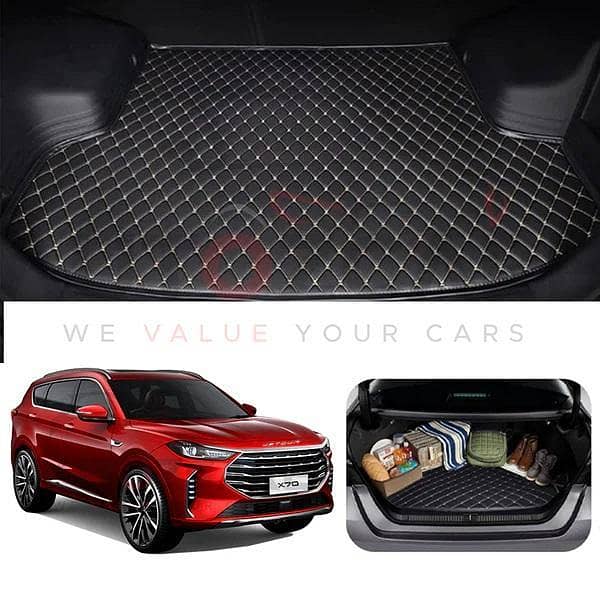 Jetour X70 Plus 7D Custom Car Trunk Mat - Model 2025