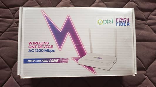 Ptcl Flash Fiber WiFi router