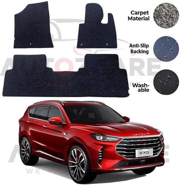 Jetour X70 Plus Genuine Fitting Carpet Floor Mat 4PCS - Model 2025