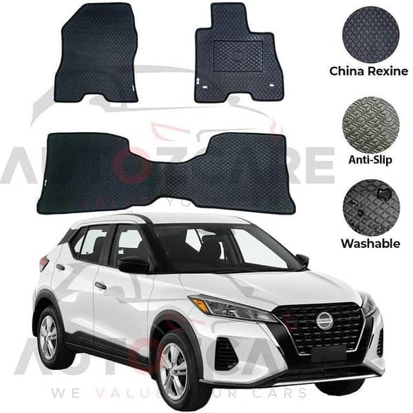 Nissan Kicks China Rexine Floor Mat 3PCS - Model 2016-2025