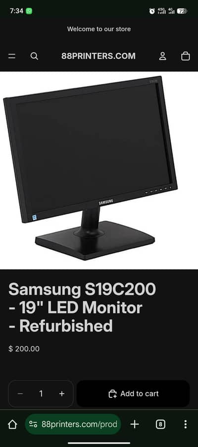 Samsung 19 inch LCD