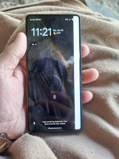 google pixel 7 pach 128 gb storage wiite line in panel