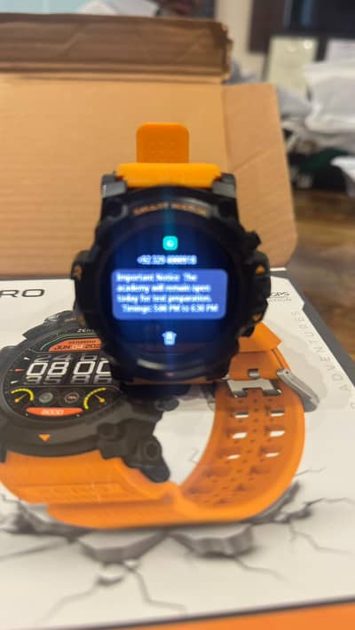 Zero Lifestyle Navigator Smart Watch – Orange