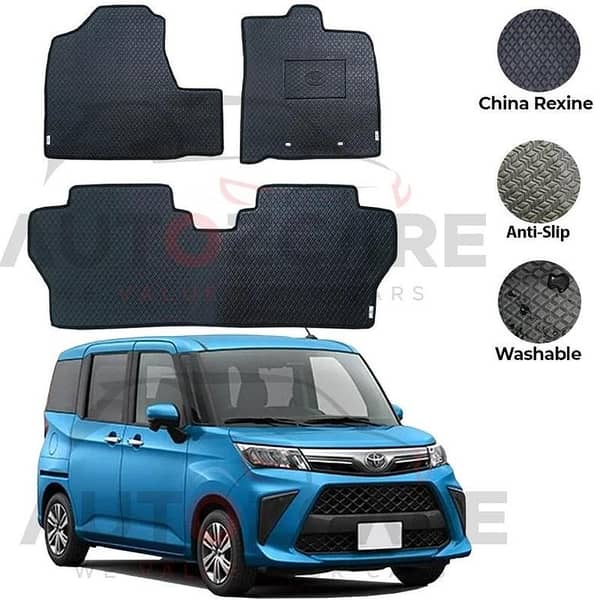 Toyota Roomy China Rexine Floor Mat 3PCS - Model 2016-2025
