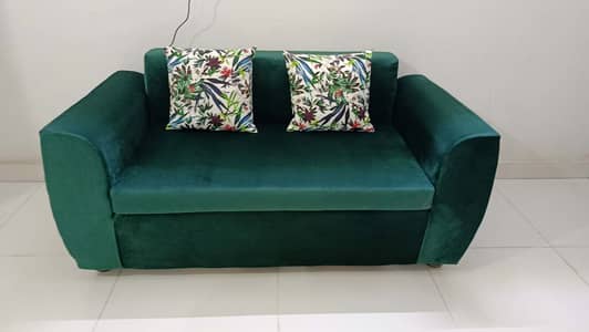 2 seater  velvet sofa