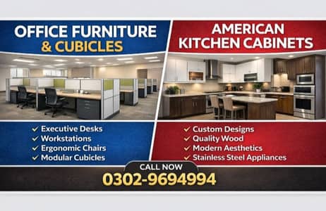 Office Furniture/ Chair/ Cubicles/ Tables/ Best price in karachi