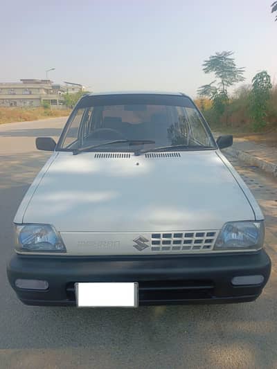 White Suzuki Mehran VX