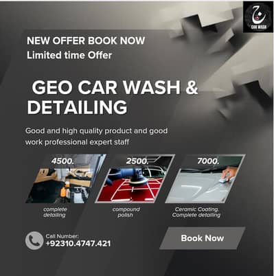 premium car detailing compound polish and ceramic coating service i