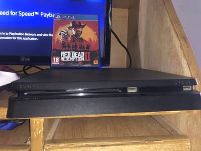 ps4 slim 500gb jailbroken with 2 controllers