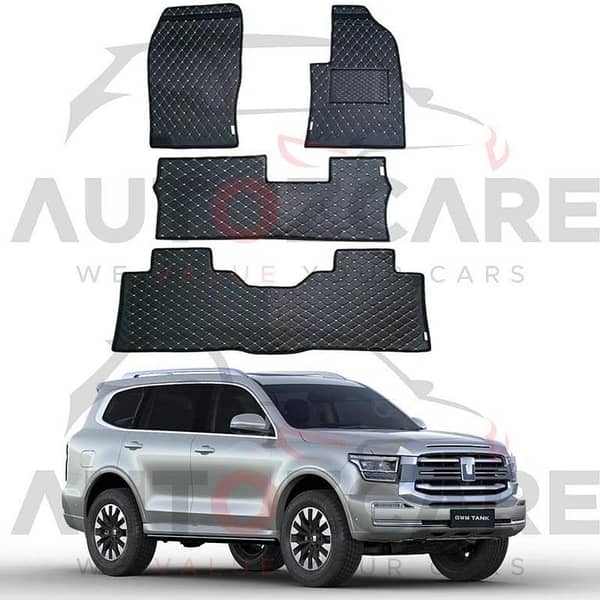 GWM Tank 500 7D Floor Mat ( Flat Style ) 4PCS - Model 2024-2025