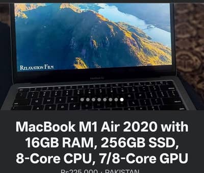 Mac book M1 Air 16 256